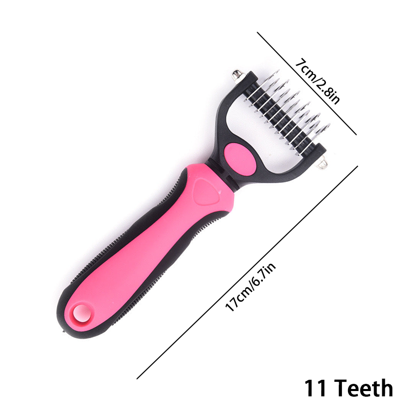 Professional Deshedding Tool for Dogs & Cats – Gentle, Efficient & Fur-Free Home ✨💖