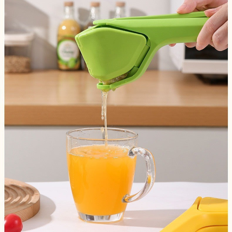 Fresh OJ in 10 Seconds – No Electricity, No Mess, No Regrets. Just Squeeze & Pour. 🍊⚡