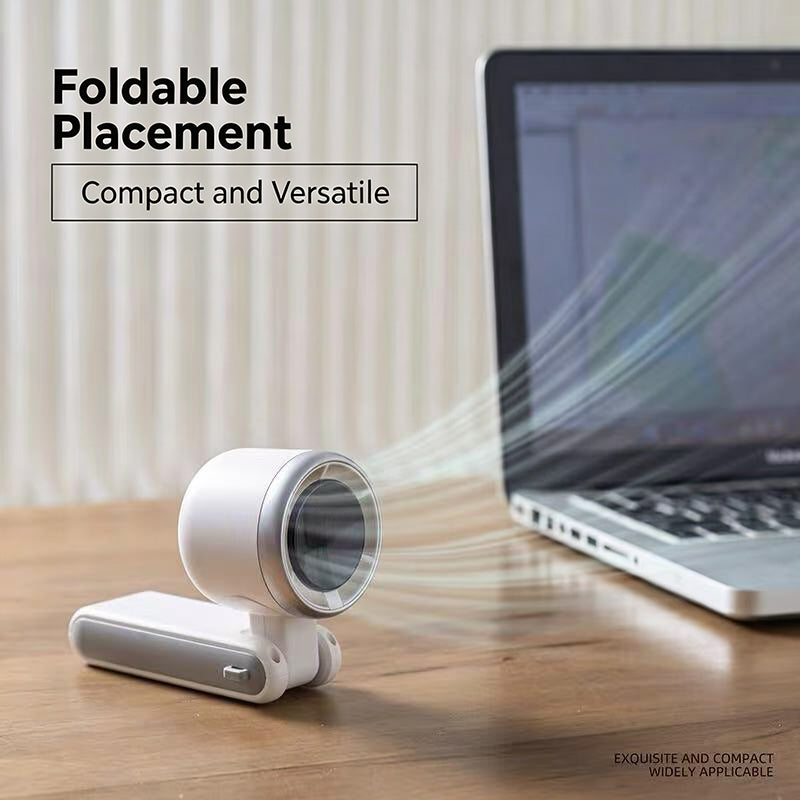 🌞Summer Sale 50% OFF🔥Mini Foldable Pocket Fan with 5-Speed Turbo Airflow & Digital Display ❄️