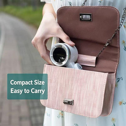 🌞Summer Sale 50% OFF🔥Mini Foldable Pocket Fan with 5-Speed Turbo Airflow & Digital Display ❄️