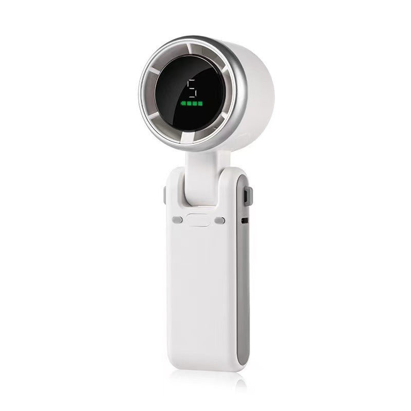 🌞Summer Sale 50% OFF🔥Mini Foldable Pocket Fan with 5-Speed Turbo Airflow & Digital Display ❄️