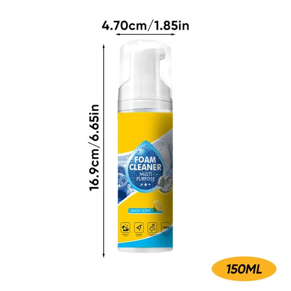 Last Day 50% OFF🔥 Foam No-Rinse Cleaner — Spray, Wipe & Done