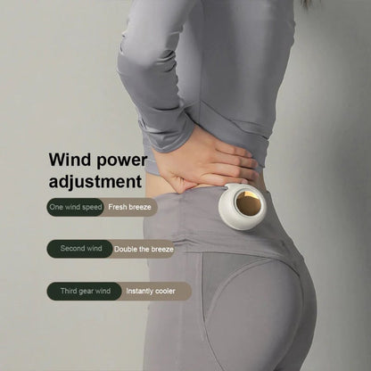 🌞Summer Sale 50% OFF🔥Portable Waist-Mounted Bladeless Fan with High Airflow and Adjustable Airflow 🙂‍↕️
